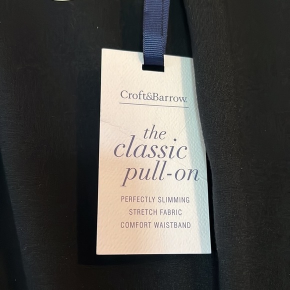 NWT Croft & barrow pull on Stretch Pants Size Large Short - Picture 5 of 11